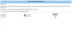 Desktop Screenshot of lists.st-elmo.org