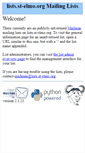 Mobile Screenshot of lists.st-elmo.org